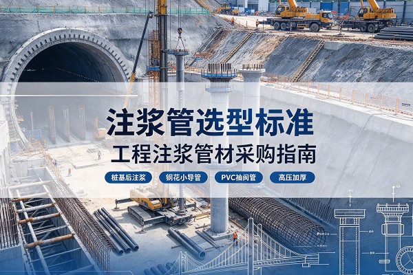 沭阳注浆管选型标准